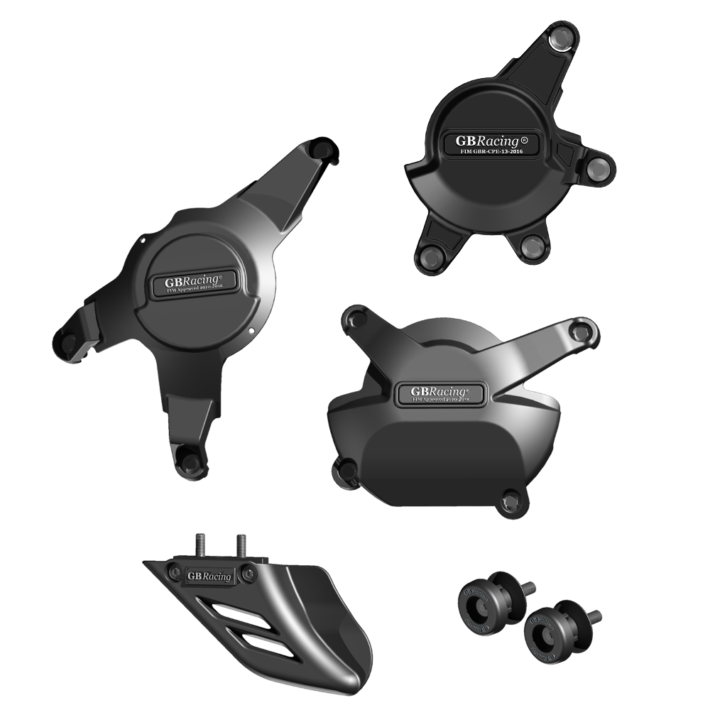 [CP-CBR1000-2008-CS-GBR] GBRacing Crash Protection Bundle for Honda CBR1000RR 2008 - 2016