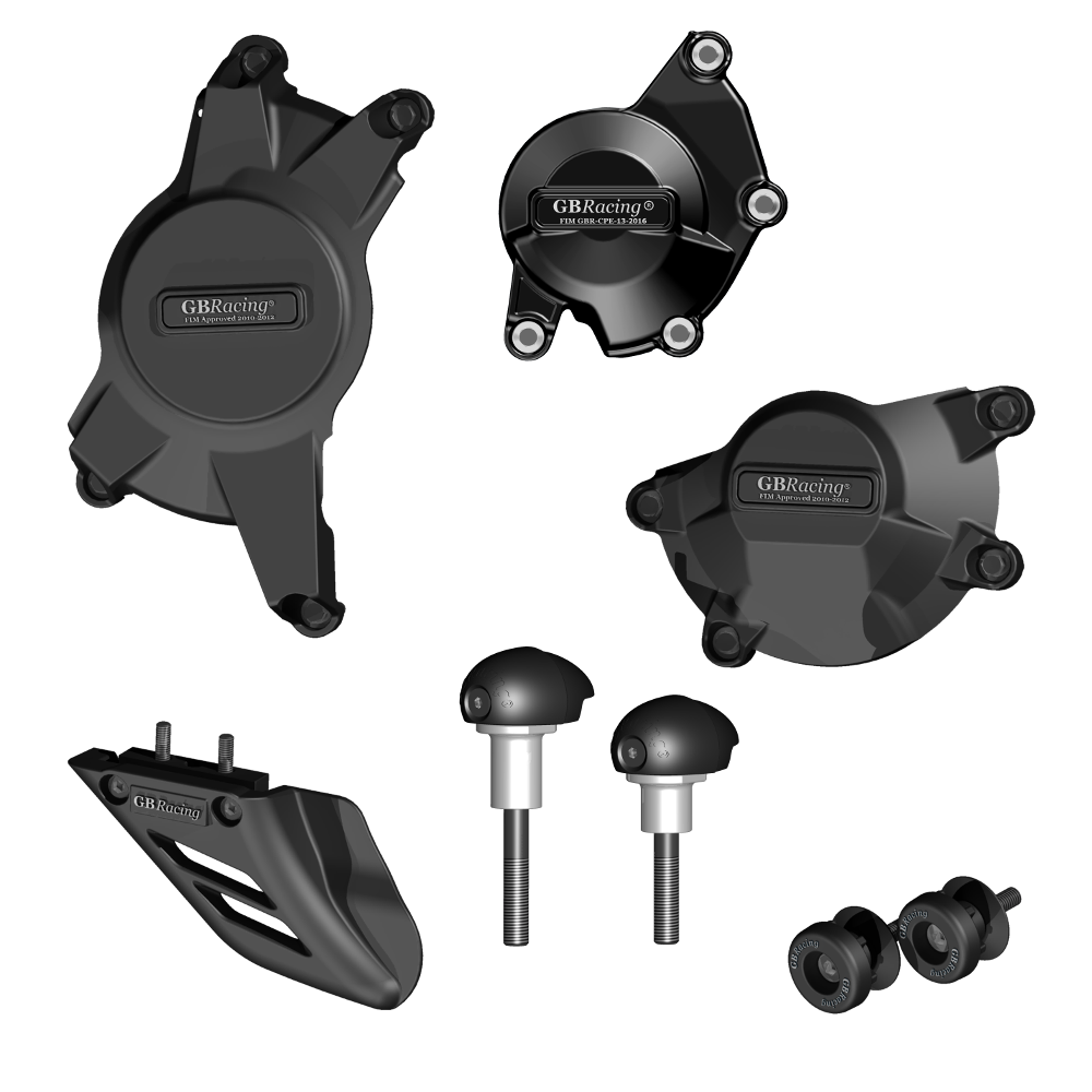 [CP-GSXR1000-K9-CS-GBR] GBRacing Crash Protection Bundle (Race) for Suzuki GSX-R 1000