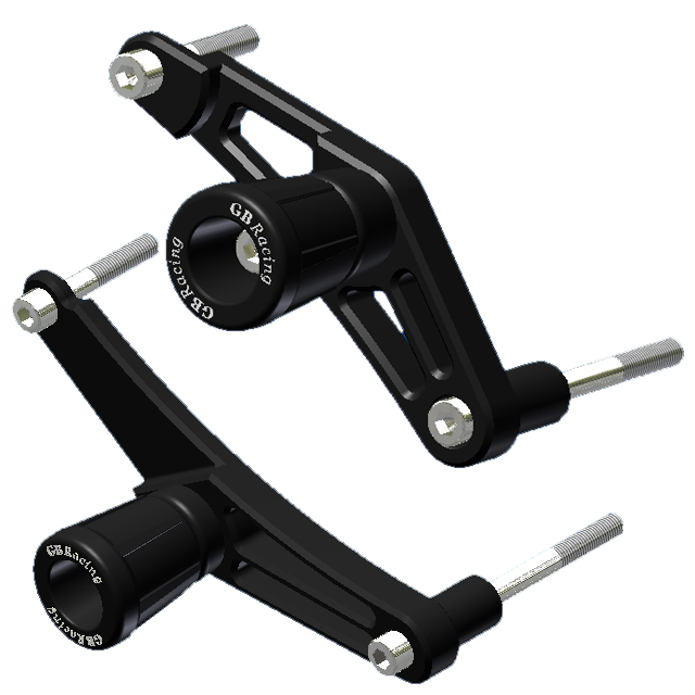 [CP675-SET-GBR] GBRacing Frame Sliders / Crash Knobs for Triumph Daytona 675 Street Triple / R