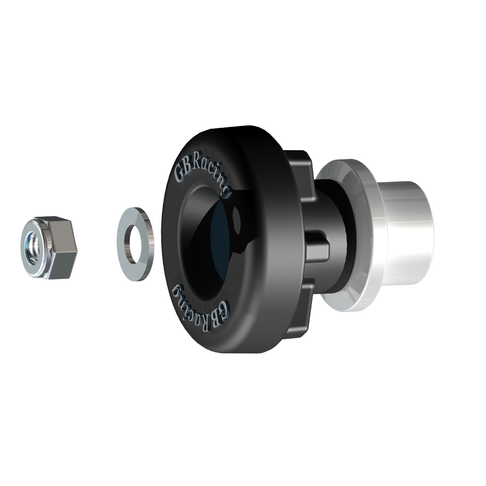 GBRacing Front Spindle Protector LHS for Triumph Daytona 675, Street Triple / R
