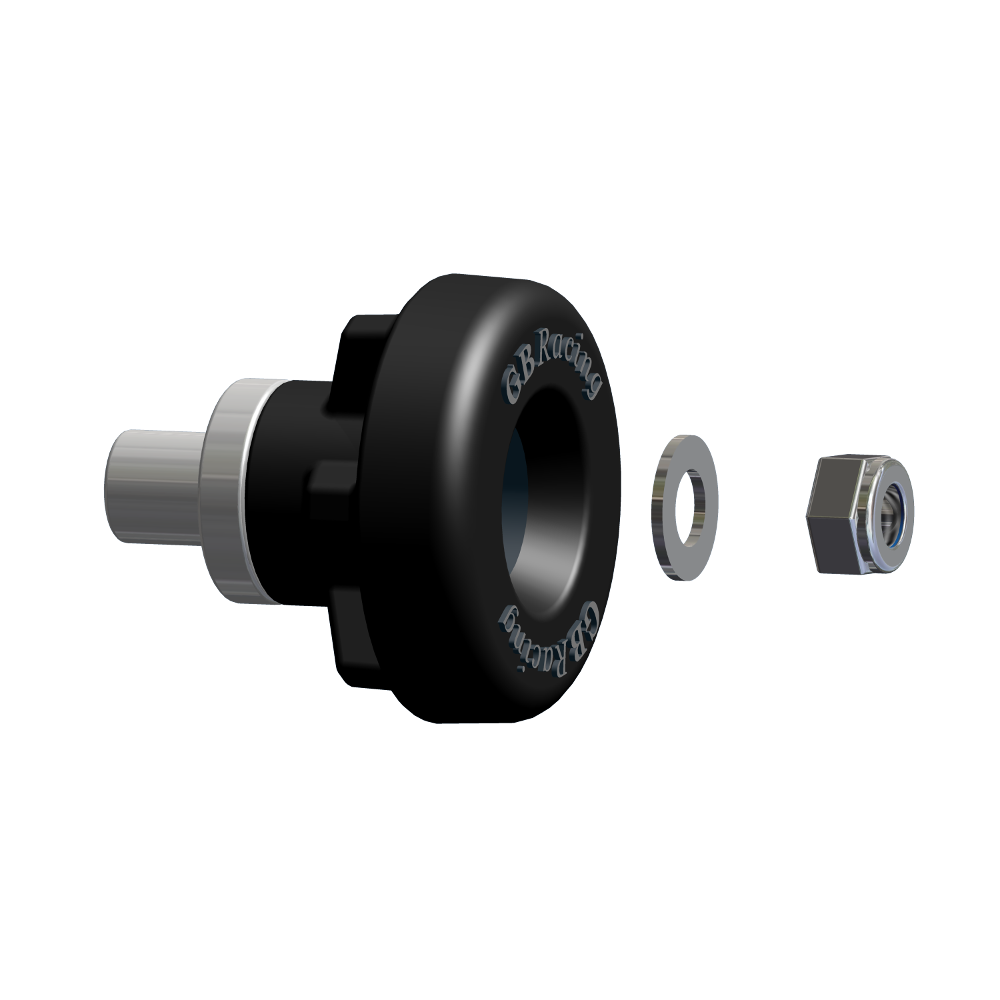 [BA-675-RHS-GBR] GBRacing Front Spindle Protector RHS for Triumph Daytona 675, Street Triple / R