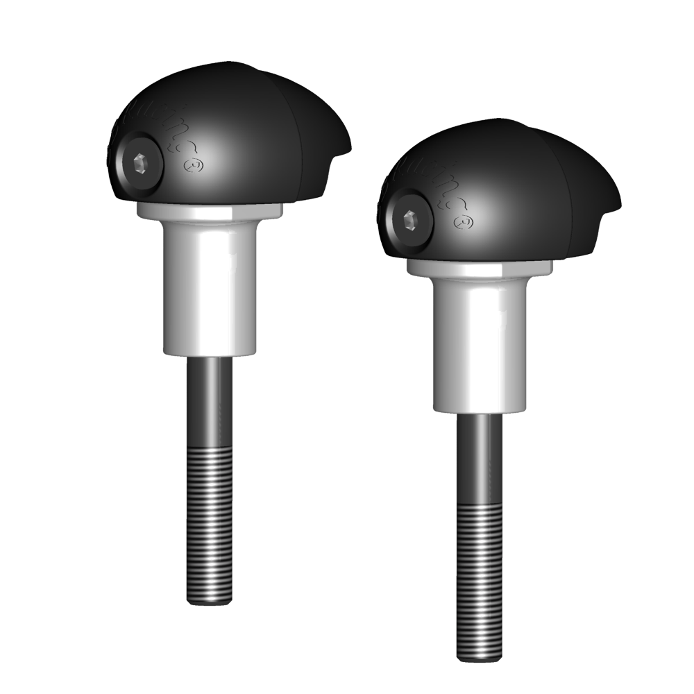 [FS-GSXR1000-K9-S] GBRacing Bullet Frame Sliders (Street) for Suzuki GSX-R 1000 K9 - L6